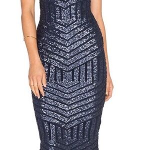 Nookie Midnight Sequin Midi Dress